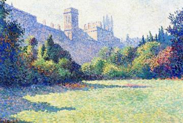 The Park Artwork by Maximilien Luce