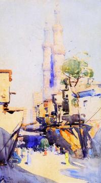 Cairo Artwork by Sir Arthur Streeton