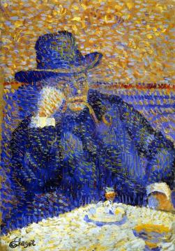 Man with a Pipe Artwork by Louis Hayet