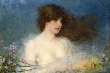 A Spring Idyll Artwork by George Henry Boughton