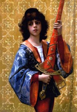 Young Page in Florentine Garg Artwork by Alexandre Cabanel