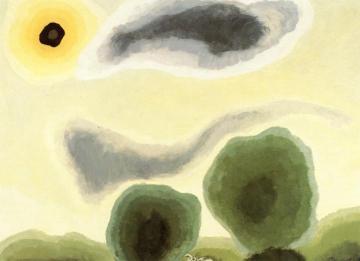 Naples Yellow Morning Artwork by Arthur Dove