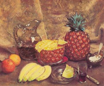 Pineapples and Bananas Artwork by Ilya Mashkov