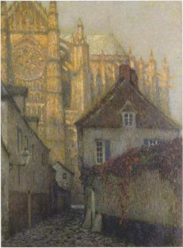 The Cathedral at Beauvais Artwork by Henri Le Sidaner