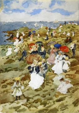 Handkerchief Point Artwork by Maurice Prendergast