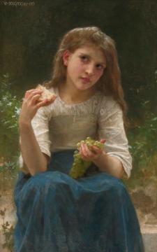 The Snack Artwork by William Adolphe Bouguereau