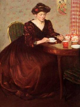 The Japanese Tea Service Artwork by Richard Edward Miller