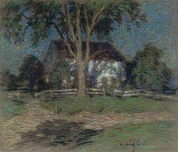 Moonlight Artwork by Willard Leroy Metcalf