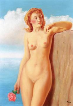 La Femme du Soldat Artwork by Rene Magritte