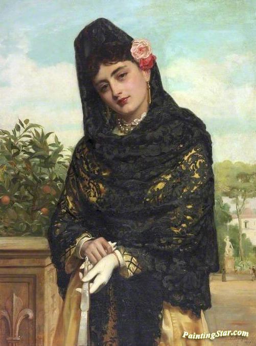 The Trysting Place Artwork by John Bagnold Burgess