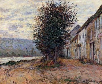 The Banks of the Seine at Artwork by Claude Oscar Monet