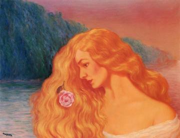 Le Roman Populaire Artwork by Rene Magritte