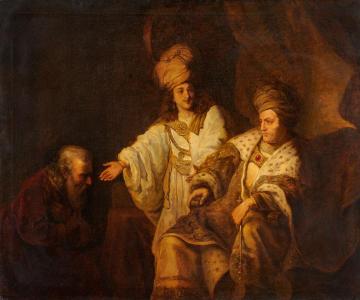 Petitioners before King David Artwork by Ferdinand Bol