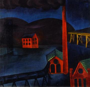 Ruhnrevier Iii Artwork by Conrad Felixmuller