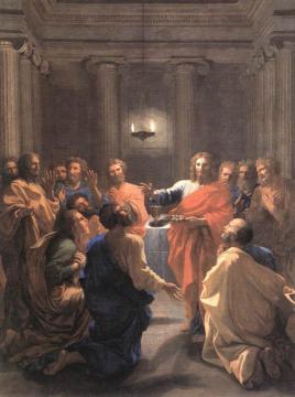 The Institution Of The Eucharist Artwork by Nicolas Poussin
