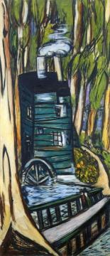 Mill In Eucalyptus Forest (mills College) Artwork by Max Beckmann