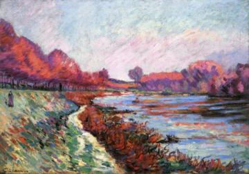 Ile de France Landscape Artwork by Armand Guillaumin