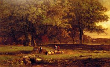 Evening Artwork by George Inness
