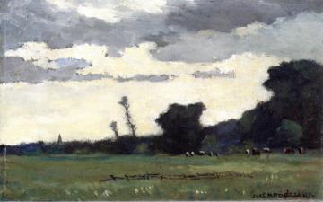 Dusk Artwork by Piet Mondrian