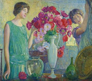 The Flower Arrangement Artwork by George Laurence Nelson
