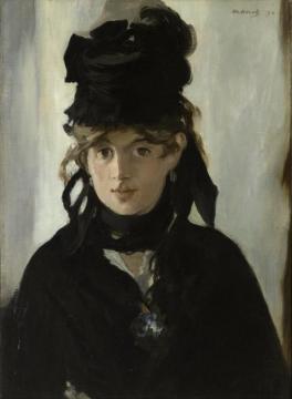 Berthe Morisot with a Bouquet of Violets Artwork by Edouard Manet