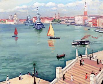 The Grand Canal in Venice Artwork by Albert Marquet