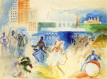La Revue Nègre Artwork by Jean Dufy
