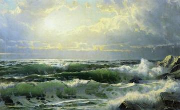 Breaking Waves Artwork by William Trost Richards