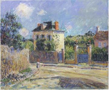 View at Pontoise Artwork by Gustave Loiseau