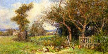 Autumn Morning, South Yarra Artwork by Frederick McCubbin
