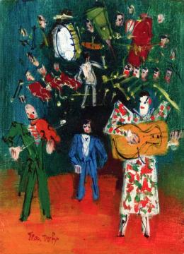The Musical Entrance Artwork by Jean Dufy