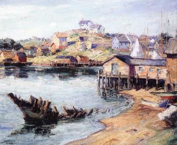 The Promontory, Rocky Neck, East Gloucester Artwork by Max Kuehne