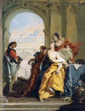 The Death of Sophonisba Artwork by Giovanni Battista Tiepolo