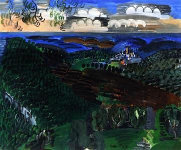 Saint-Paul de Vence Artwork by Raoul Dufy