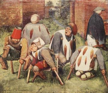 The Beggars Artwork by Pieter Bruegel the Elder