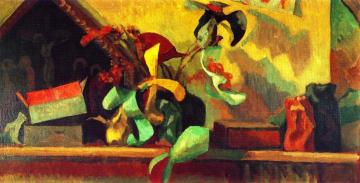 Still Life With Italian Painting Artwork by Roger Fry