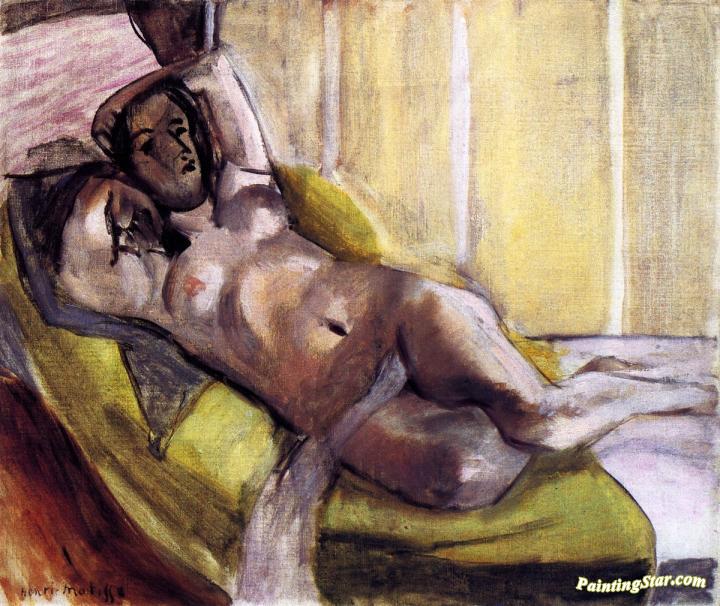 Nude Reclining on a Sofa Artwork by Henri Matisse
