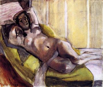 Nude Reclining on a Sofa Artwork by Henri Matisse