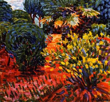 Garden at Carantec Artwork by Alexej Jawlensky