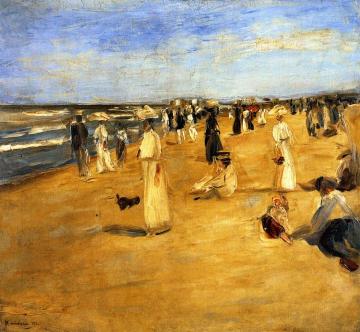 Beach Scene At Noordwijk Artwork by Max Liebermann