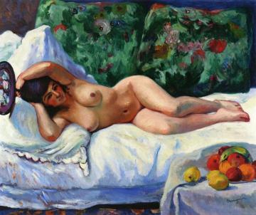Small Odalisque Artwork by Henri Manguin