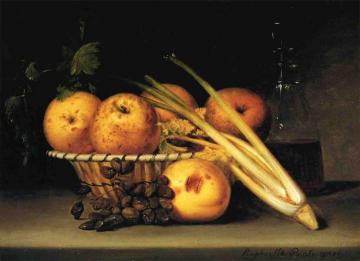 Still Life with Celery and Wind Artwork by Raphaelle Peale