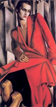 Portrait of Mrs Bush Artwork by Tamara De Lempicka