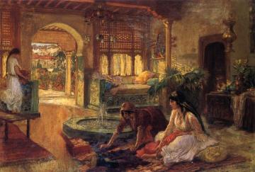 Orientalist Interior Artwork by Frederick Arthur Bridgman