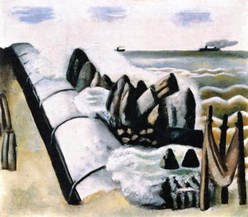 Breakers Artwork by Max Beckmann