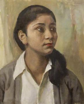Indian Girl Artwork by Arnold Mason
