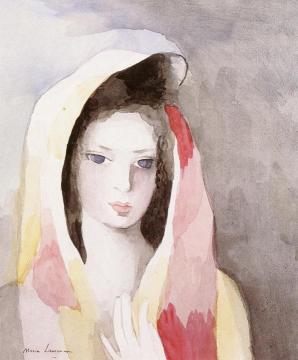 Portrait of a Woman Artwork by Marie Laurencin