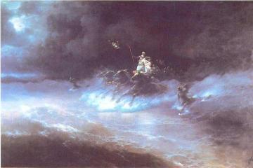 Travel of Poseidon by sea Artwork by Ivan Constantinovich Aivazovsky