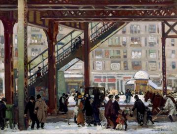 Elevated, Columbus Avenue Artwork by Gifford Beal