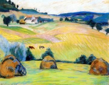 Haystacks Artwork by Armand Guillaumin